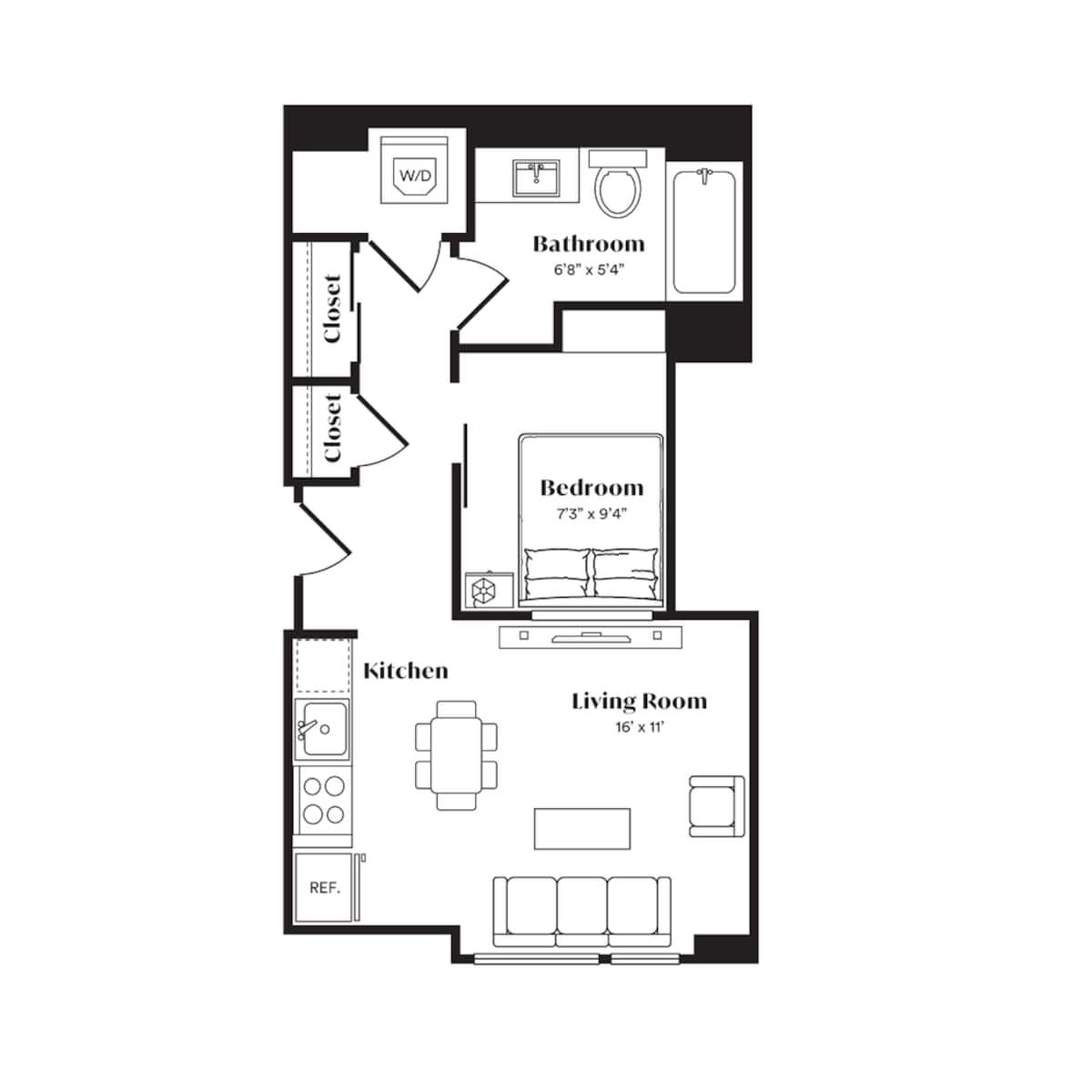 Floorplan diagram for S5, showing Studio