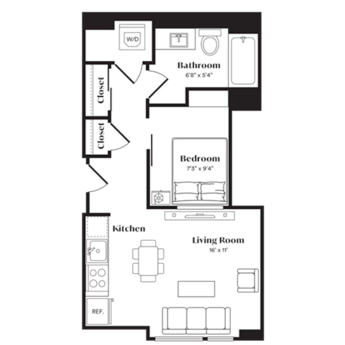 Floorplan diagram for S5, showing Studio