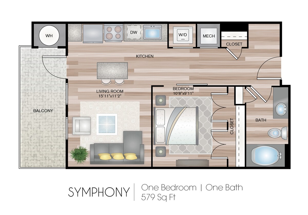 Plano de Symphony - MPDU, que muestra Estudio