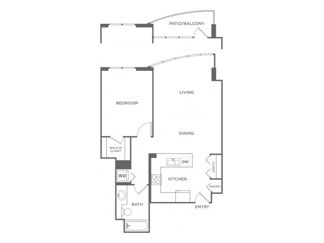 Floorplan diagram for Plan10, showing 1 bedroom