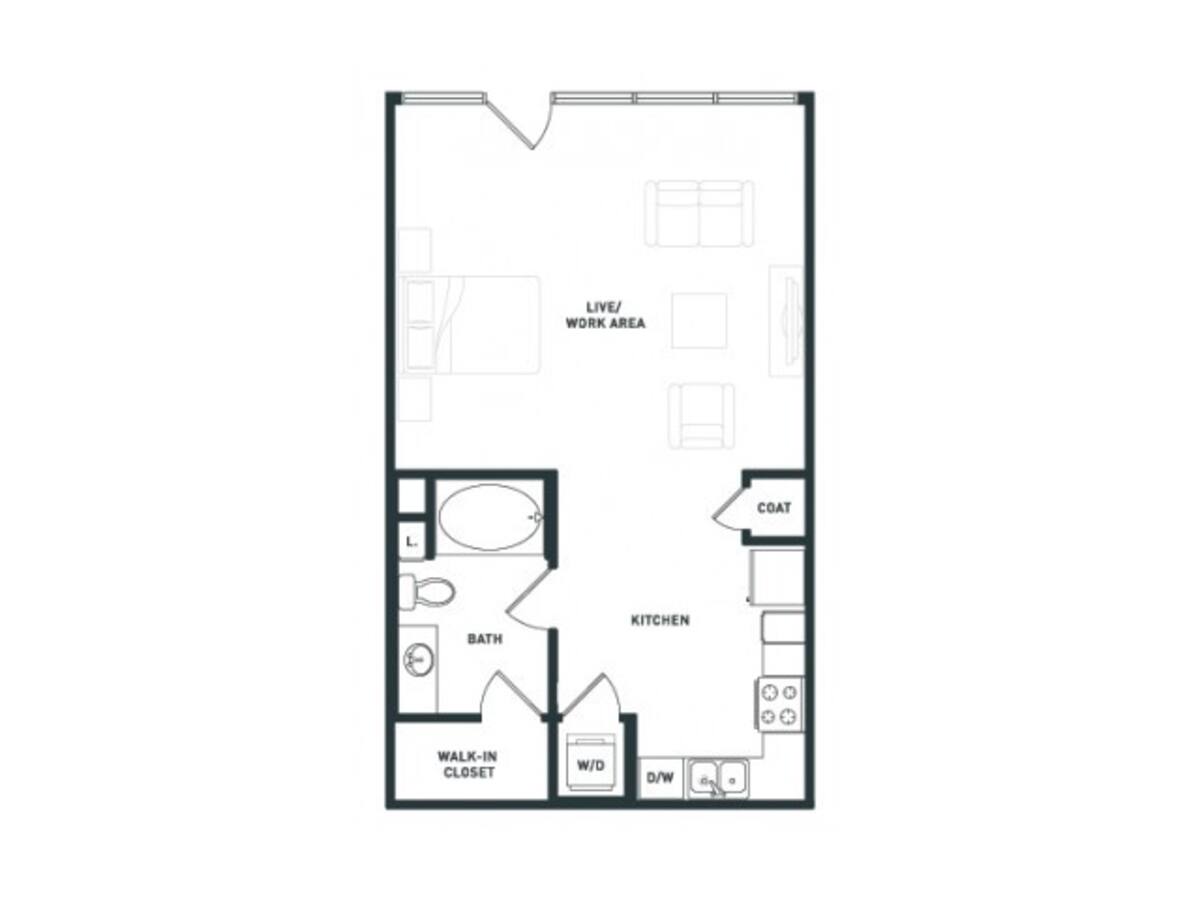 Floorplan diagram for S3, showing Studio