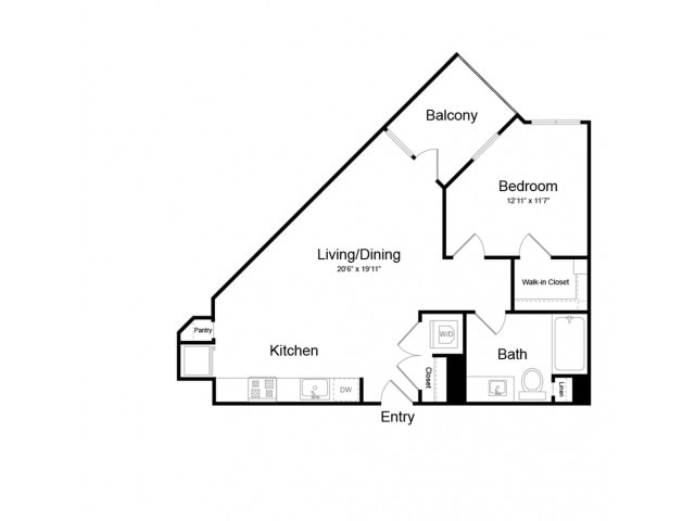 Plano de A1, que muestra 1 habitación