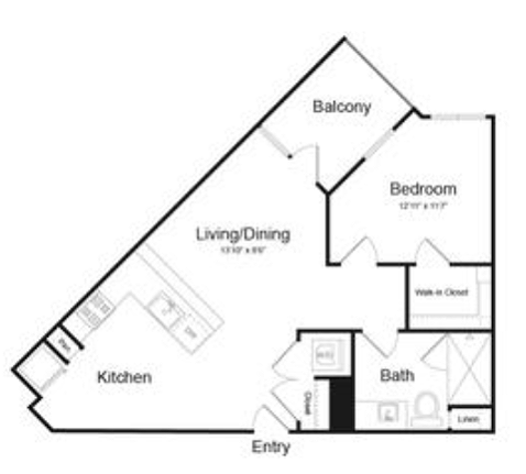 Plano de A1.1, que muestra 1 habitación
