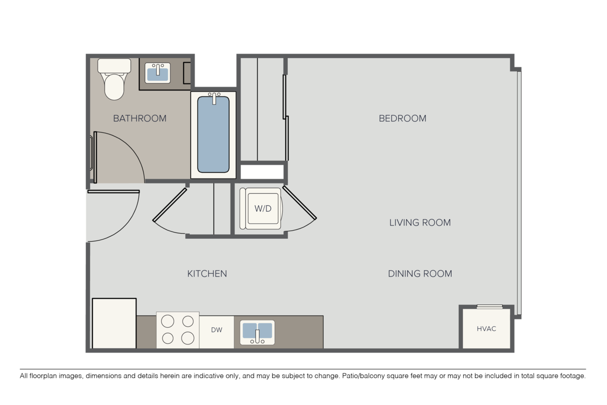 Floorplan diagram for Plan Vida, showing Studio