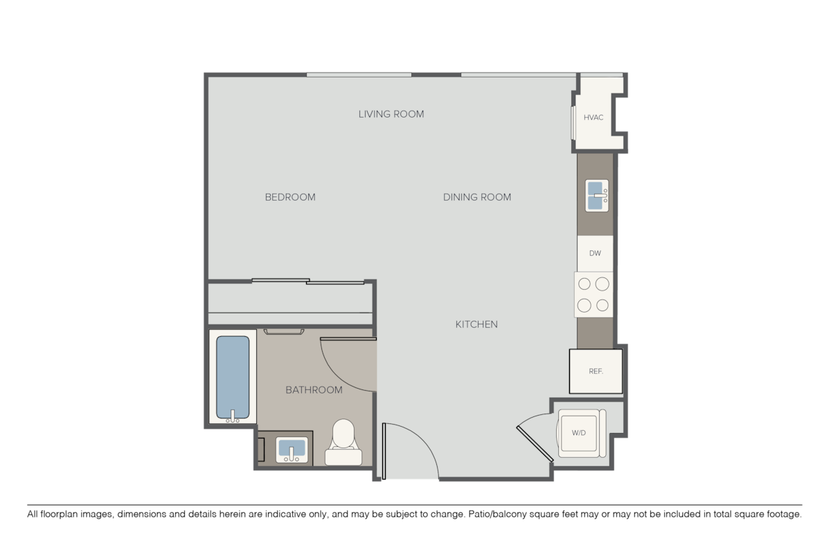 Floorplan diagram for Plan Frost, showing Studio
