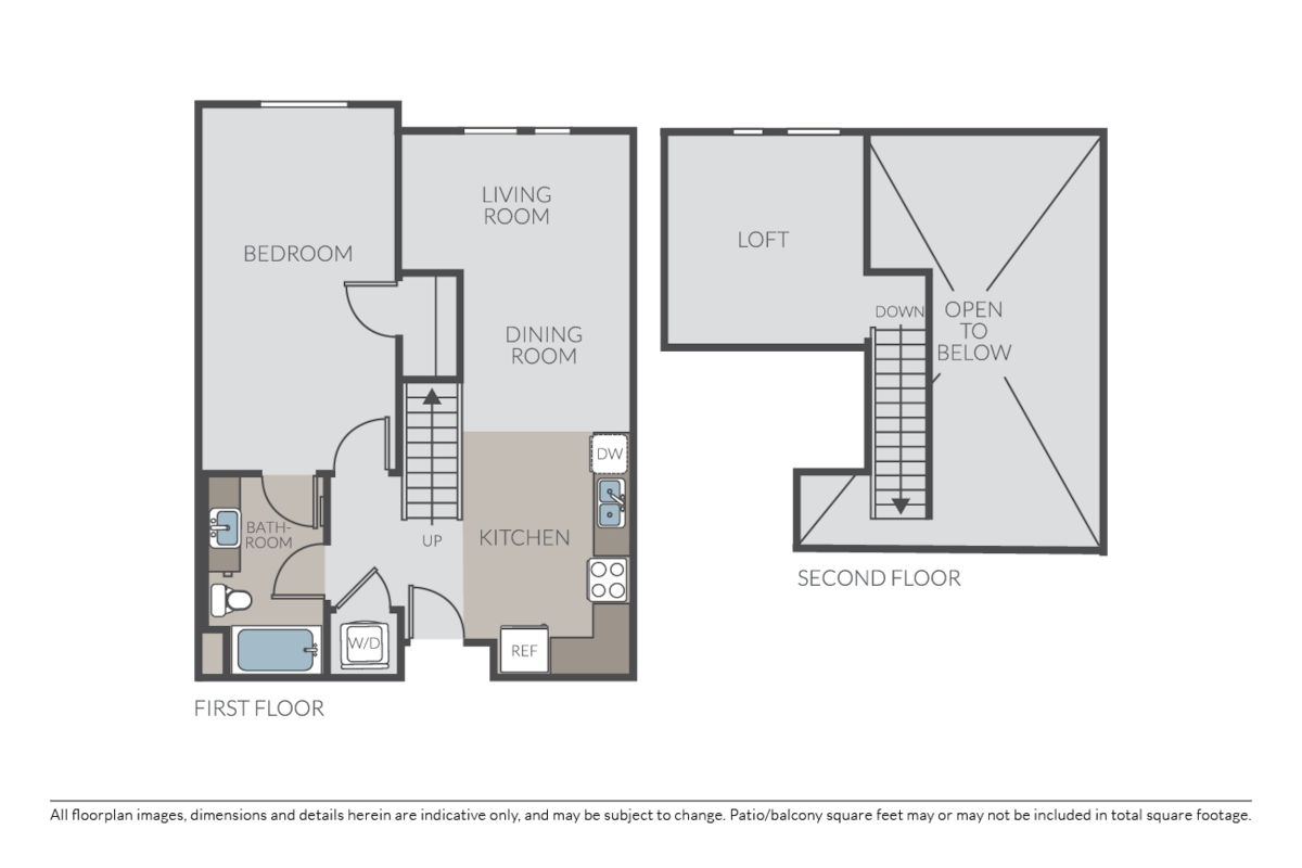 Floorplan diagram for Onyx, showing 1 bedroom