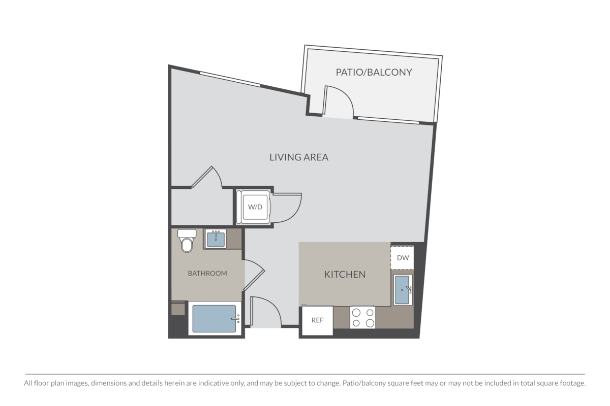 Floorplan diagram for Gower, showing Studio