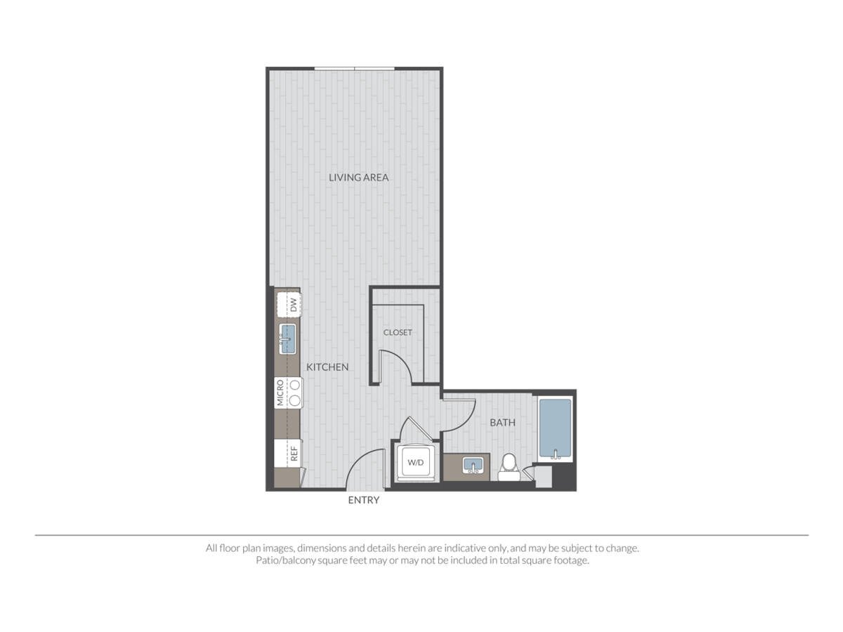 Floorplan diagram for Plan SB, showing Studio