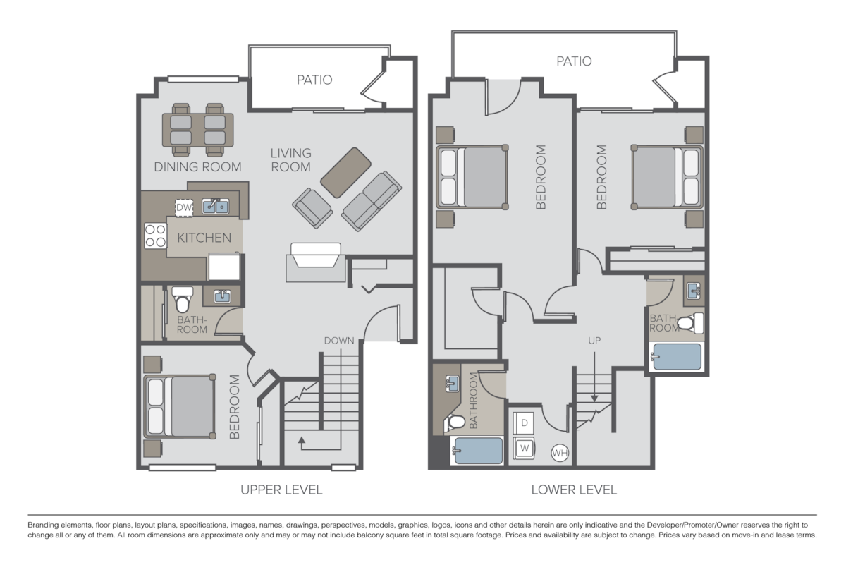 Floorplan diagram for Evergreen, showing 3 bedroom