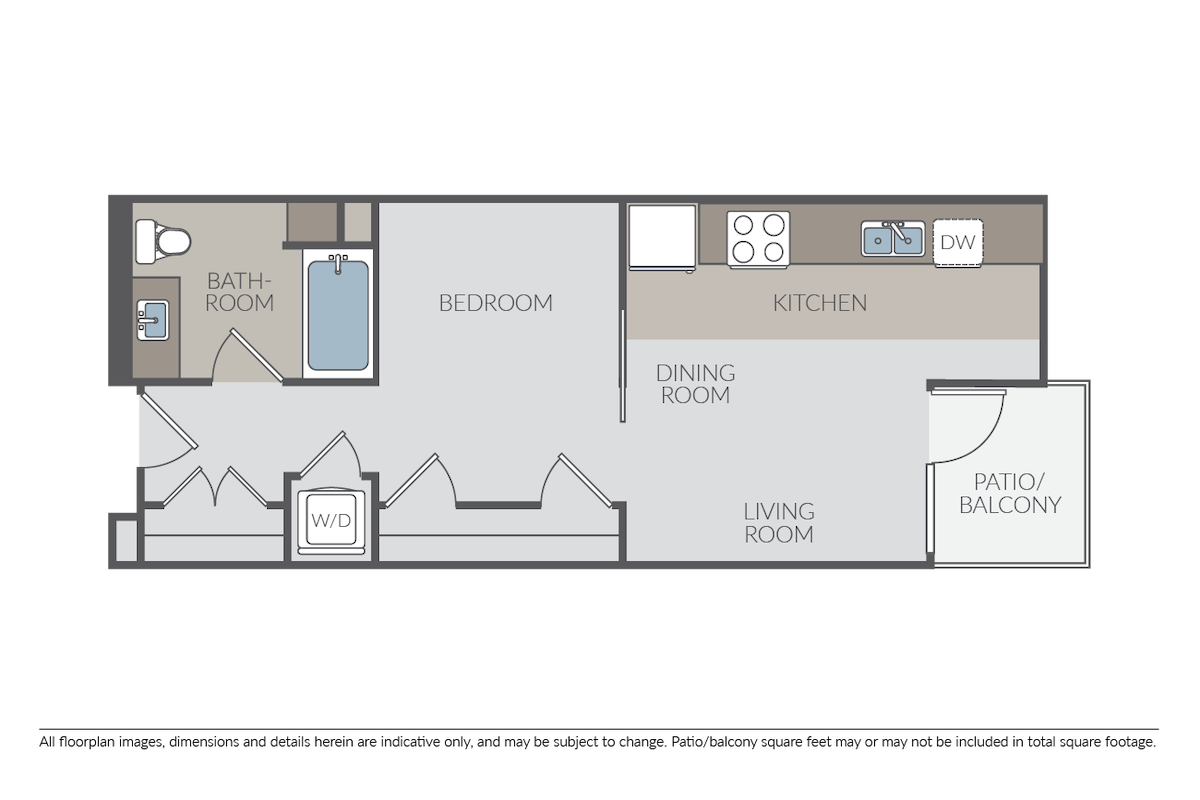 Floorplan diagram for Plan SB, showing Studio