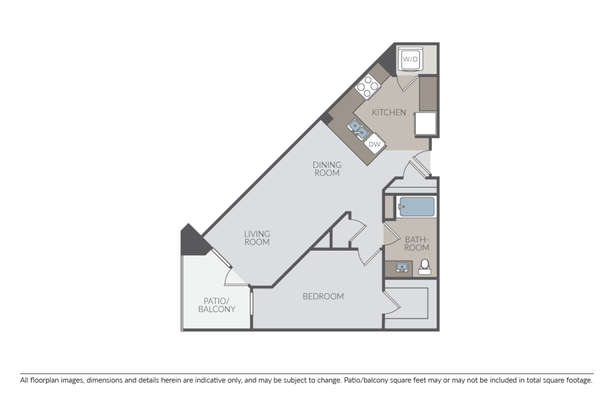 Floorplan diagram for B3, showing 1 bedroom
