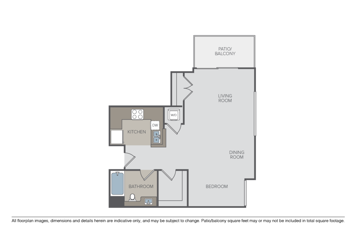 Floorplan diagram for Palette (A), showing Studio