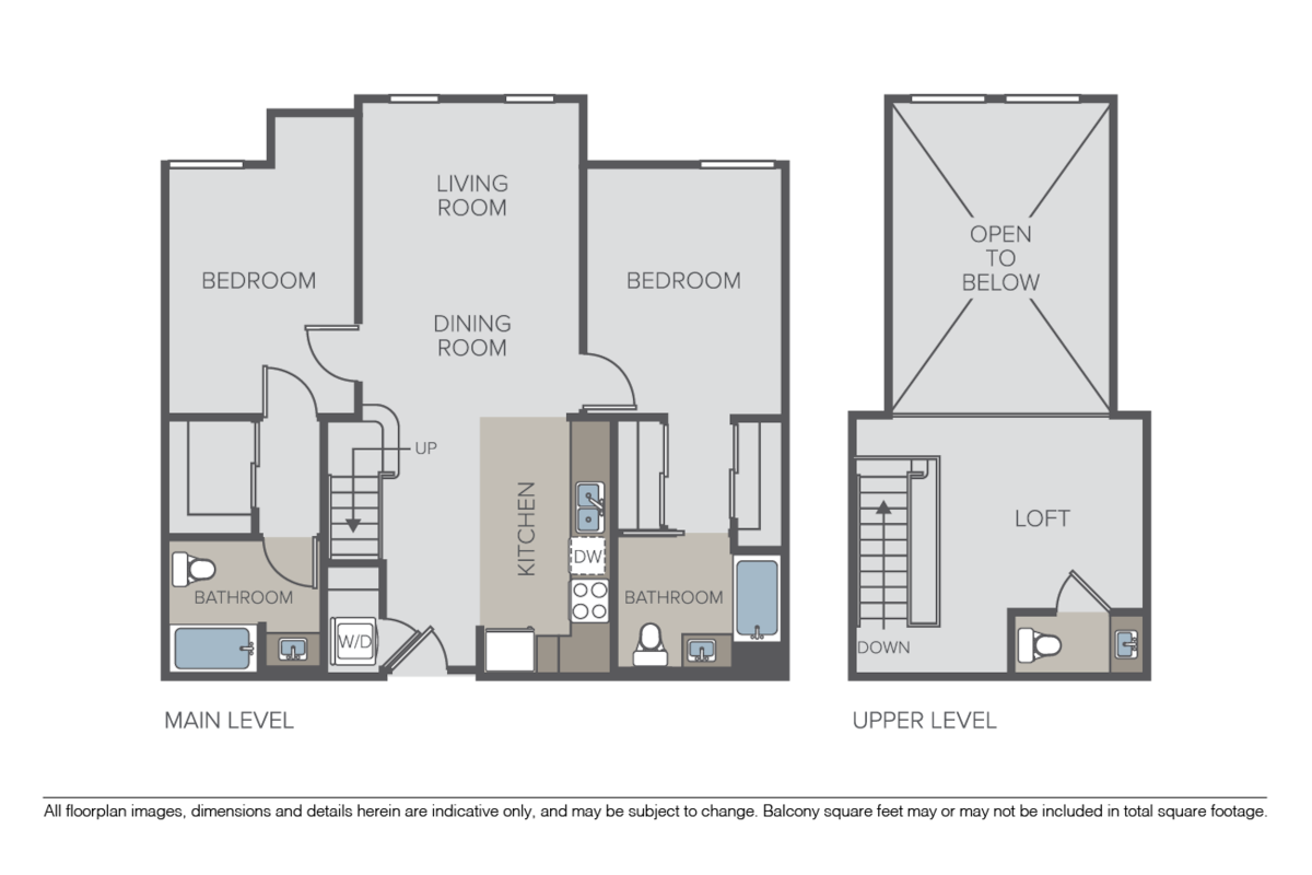 Floorplan diagram for Alameda, showing 2 bedroom
