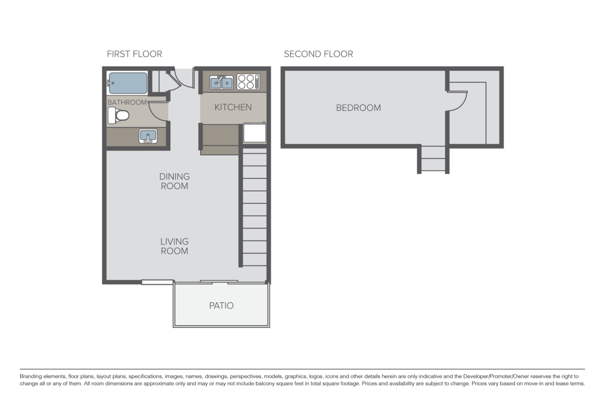 Floorplan diagram for Loft, 1 Bath, showing 1 bedroom