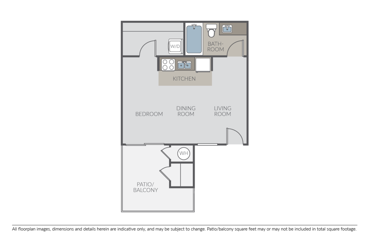 Floorplan diagram for The Sandcove, showing Studio