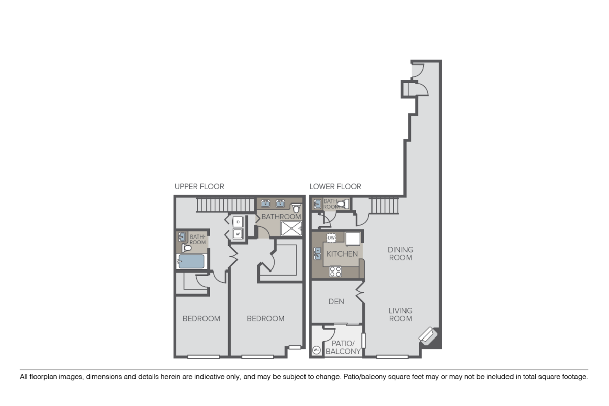 Floorplan diagram for Torino, showing 2 bedroom