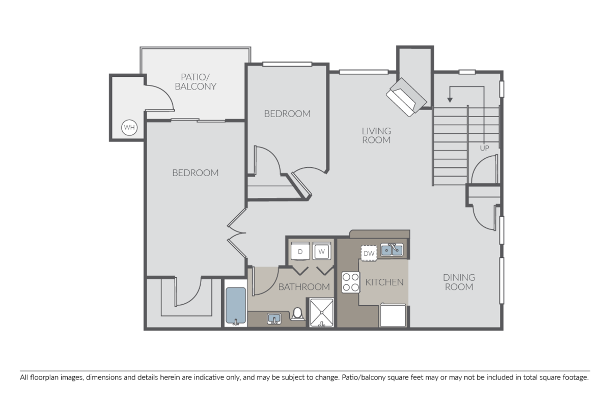 Floorplan diagram for Sicilia, showing 2 bedroom