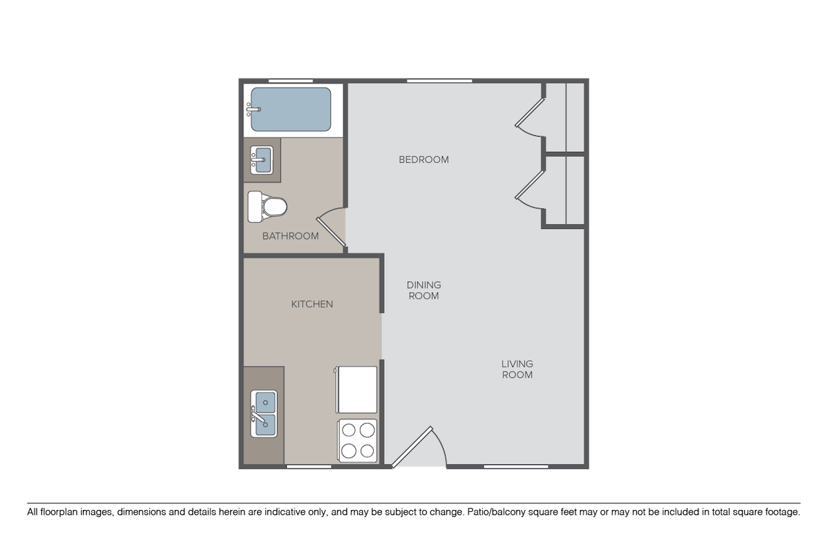 Floorplan diagram for Plan SB, showing Studio