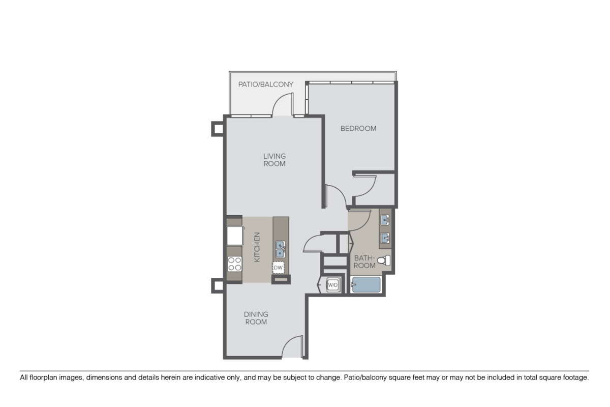 Floorplan diagram for B5, showing 1 bedroom