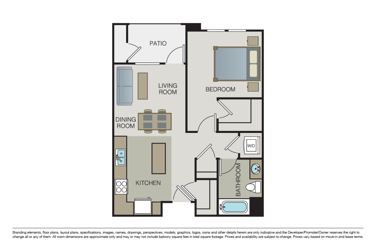 Floorplan diagram for B1, showing 1 bedroom