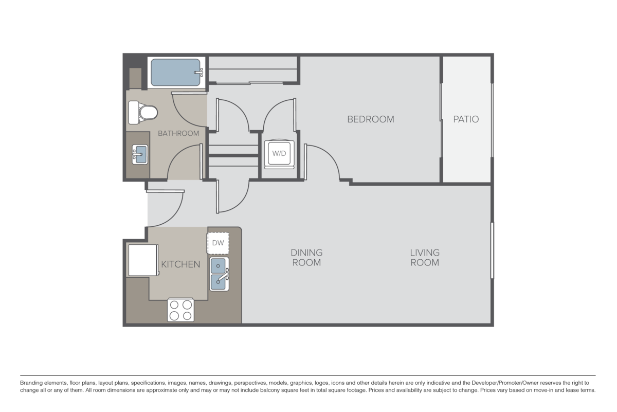 Floorplan diagram for B2, showing 1 bedroom