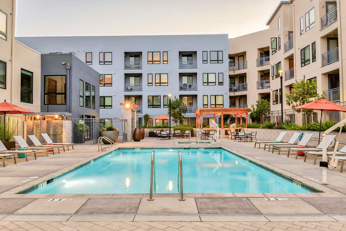 Exterior of Silver, an Airbnb-friendly apartment in San Jose, CA