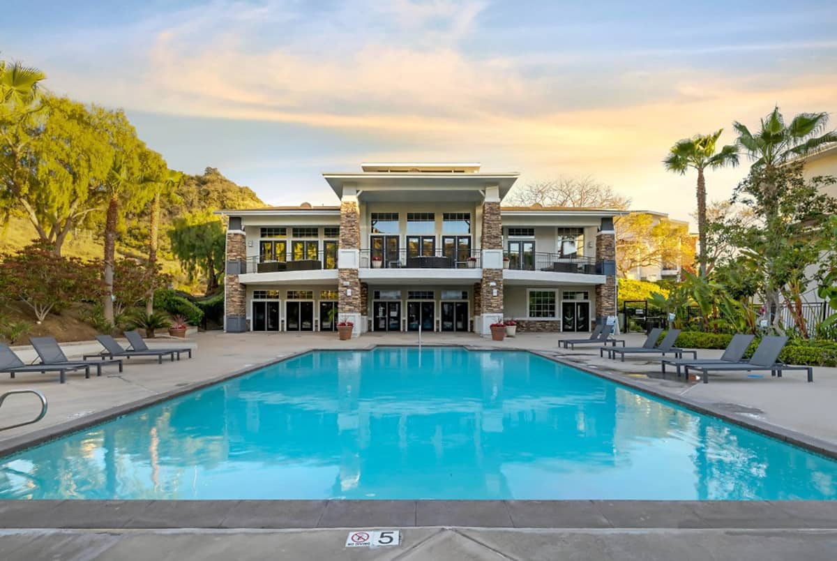 Exterior of Carmel Creek, an Airbnb-friendly apartment in San Diego, CA