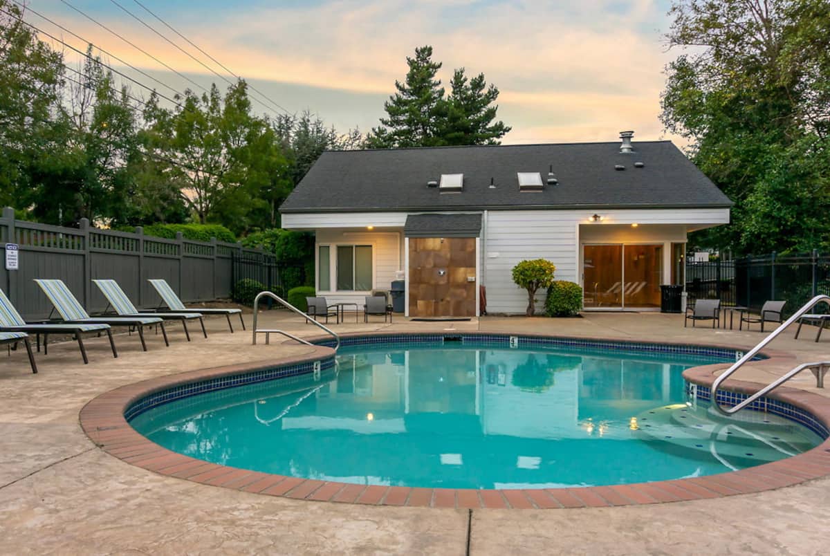 Exterior of Wandering Creek, an Airbnb-friendly apartment in Kent, WA