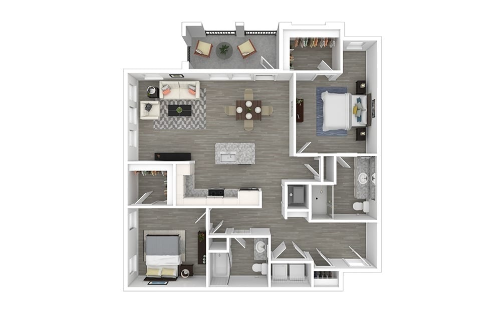 Floorplan diagram for Range, showing 2 bedroom