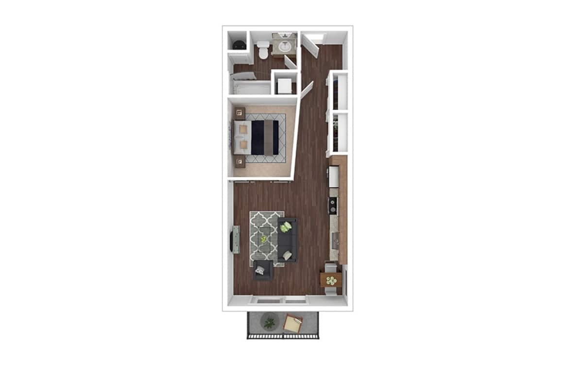 Floorplan diagram for Suiko, showing Studio