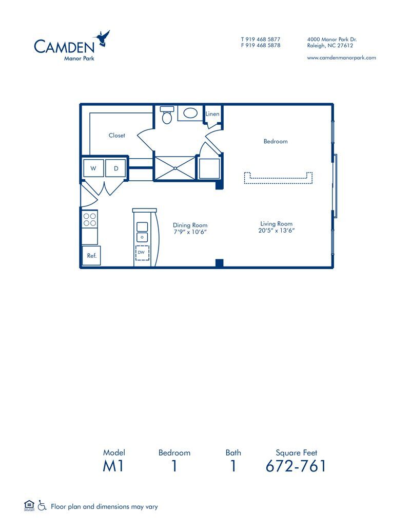 Floorplan diagram for S1, showing Studio