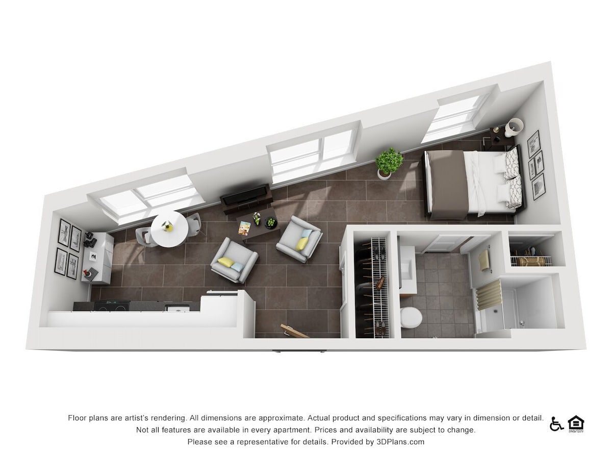 Floorplan diagram for Link B2-S.11, showing Studio