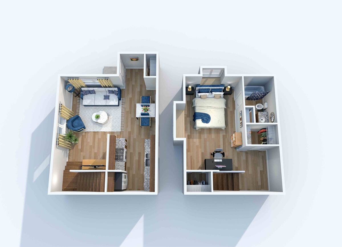 Floorplan diagram for A2, showing 1 bedroom
