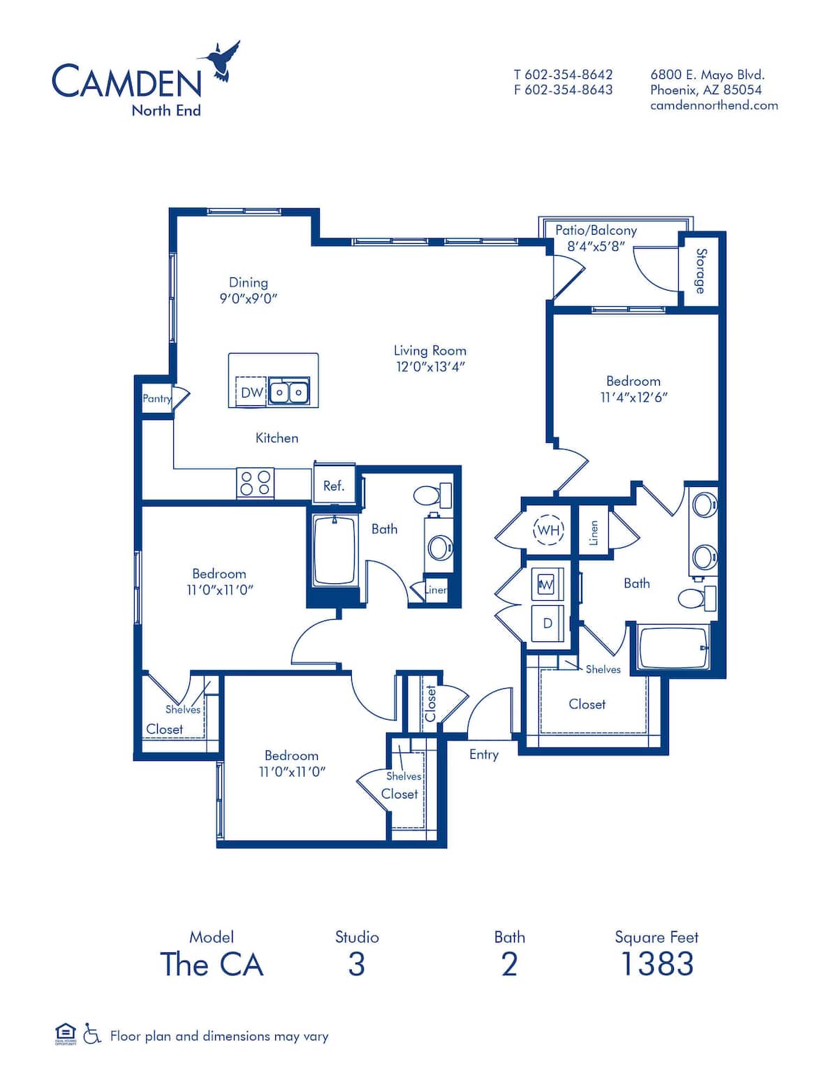 Floorplan diagram for The S5.2, showing Studio