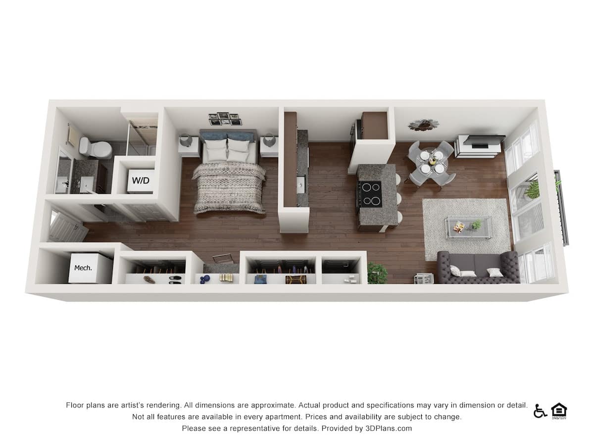 Floorplan diagram for S1, showing Studio