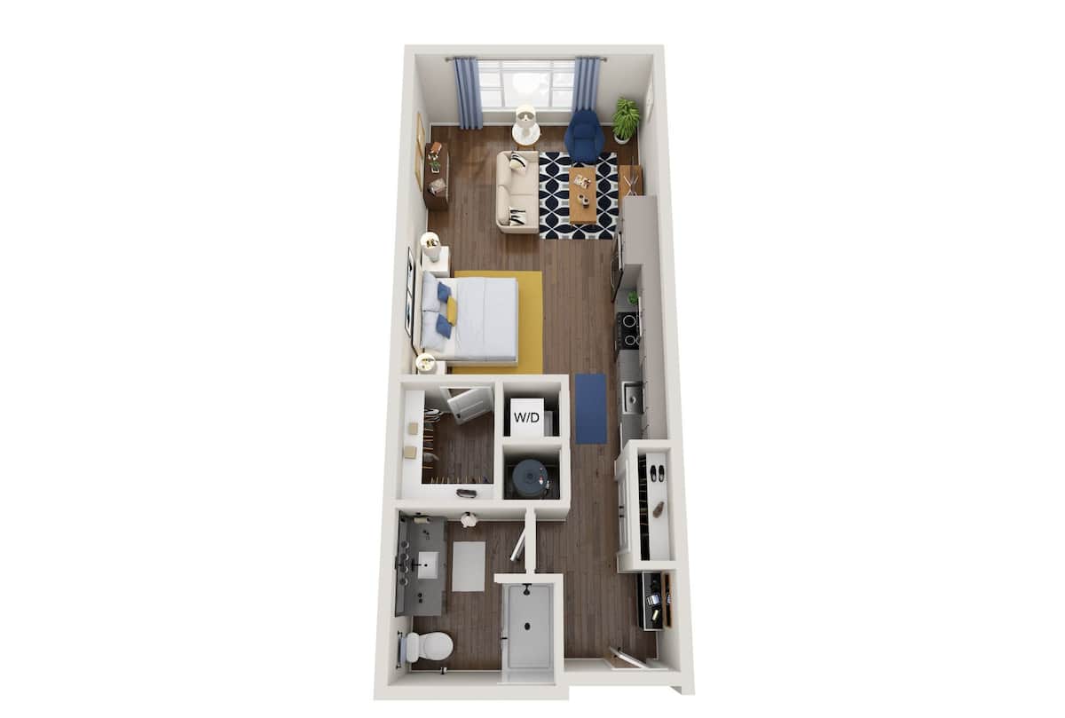 Floorplan diagram for S3, showing Studio