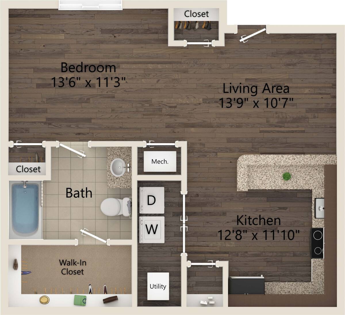 Floorplan diagram for Trade, showing Studio