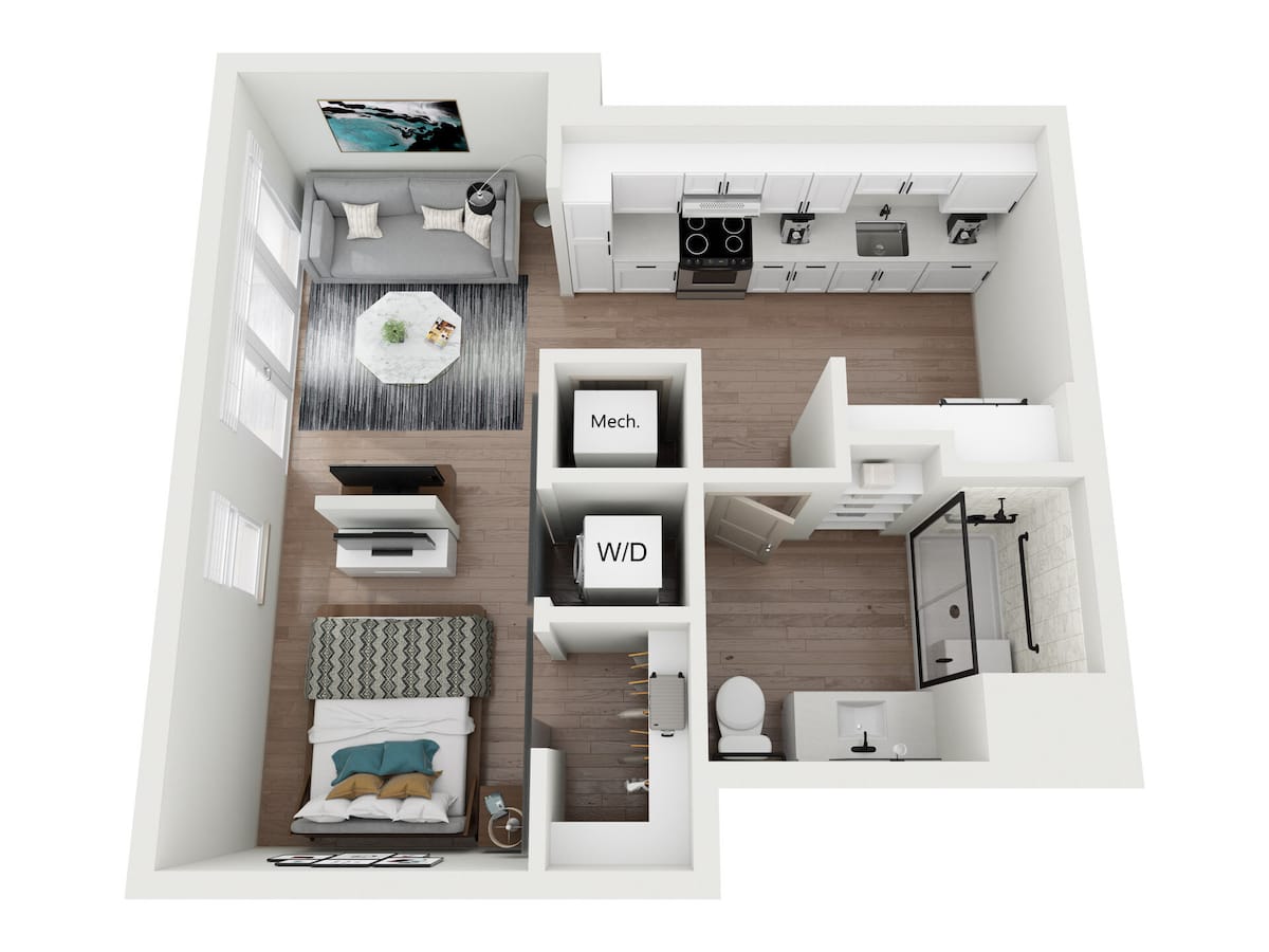 Floorplan diagram for S4S, showing Studio