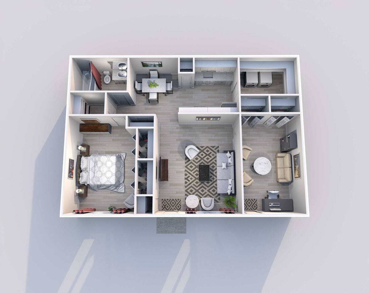 Floorplan diagram for Sweetgum, showing 1 bedroom