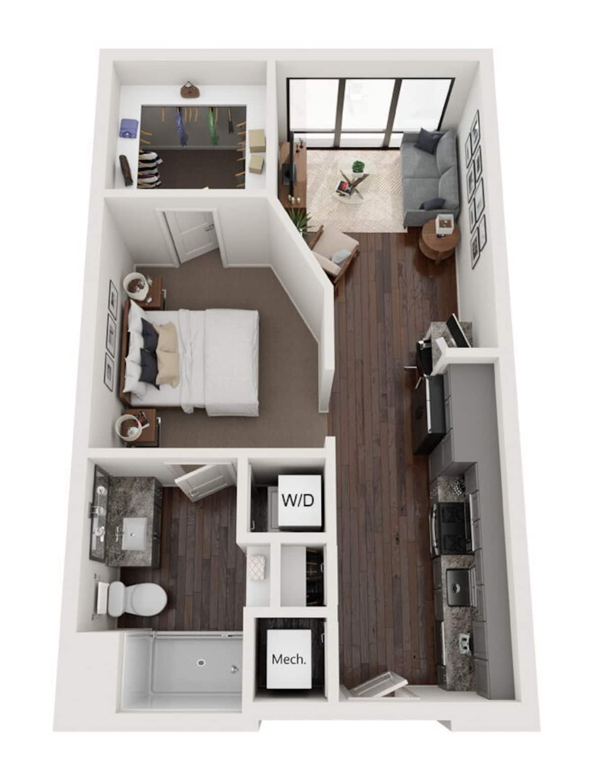 Floorplan diagram for S2, showing Studio