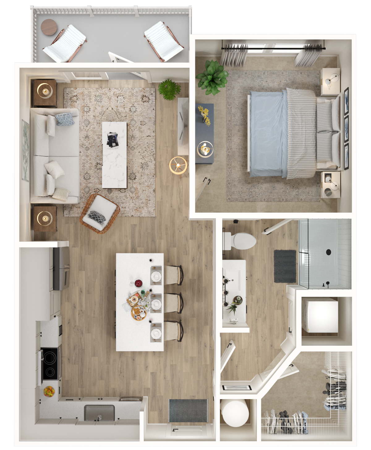 Plano de A2, que muestra 1 habitación