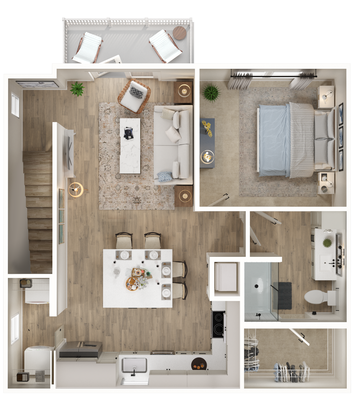 Plano de A4, que muestra 1 habitación
