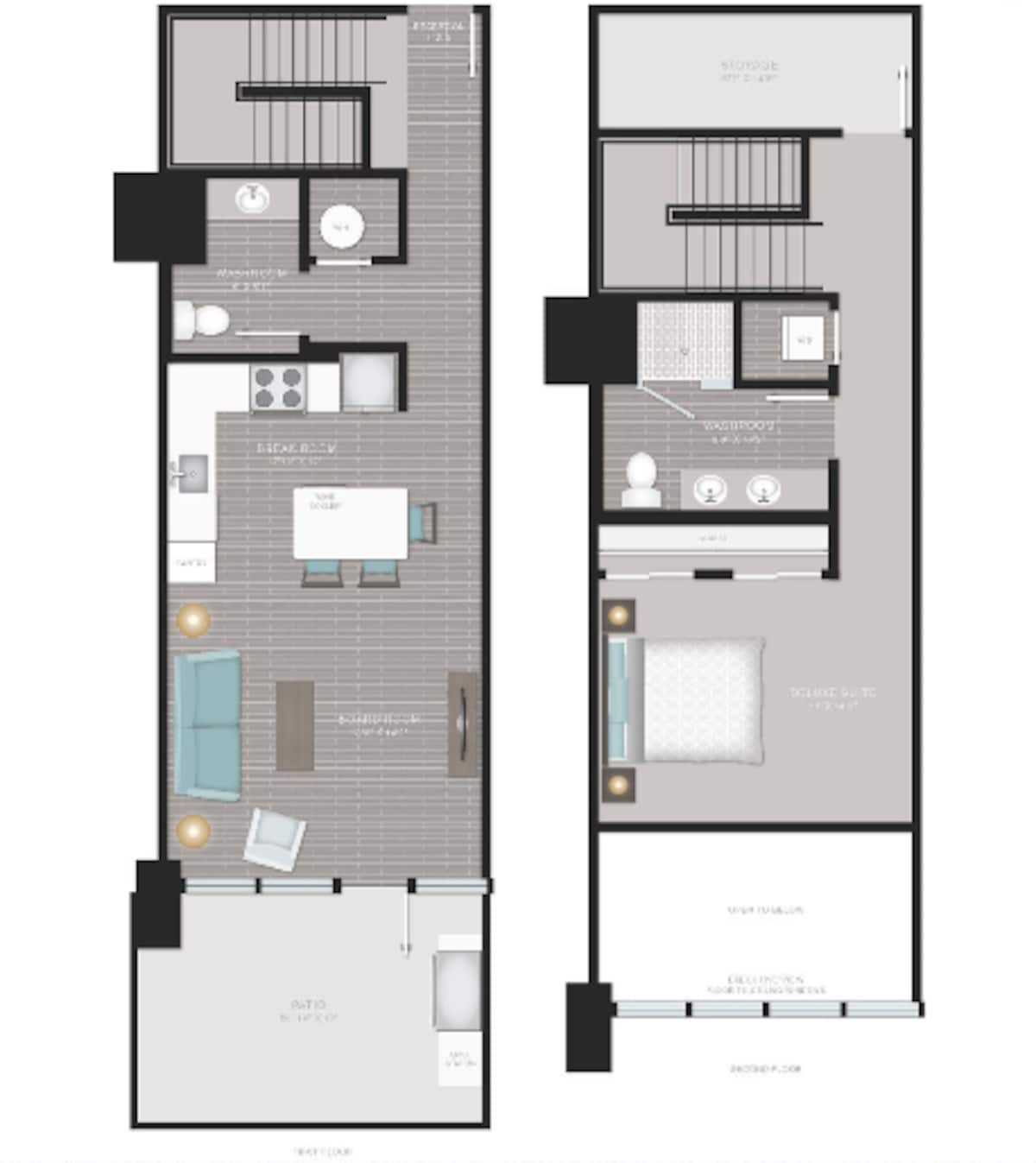 Floorplan diagram for L1, showing 1 bedroom
