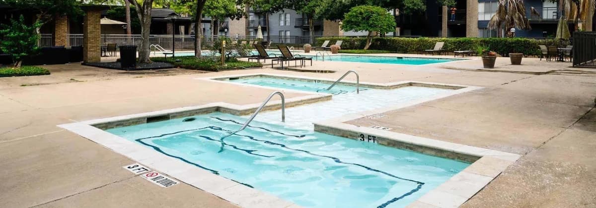 Exterior of Star Voss Apartments, an Airbnb-friendly apartment in Houston, TX