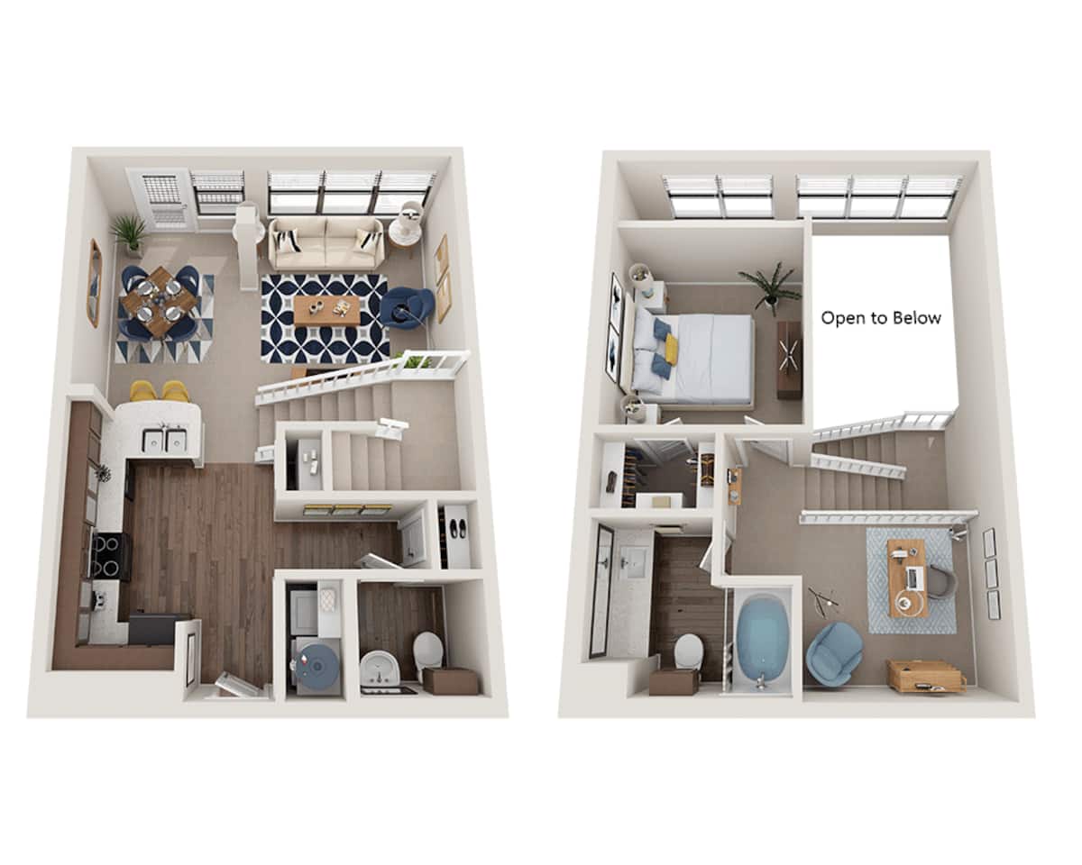 Floorplan diagram for A1.5A, showing 1 bedroom