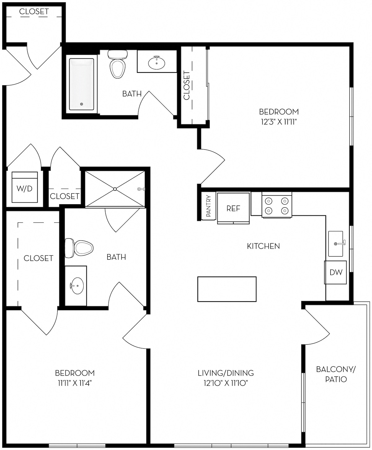 Plano de B5, que muestra 2 habitación