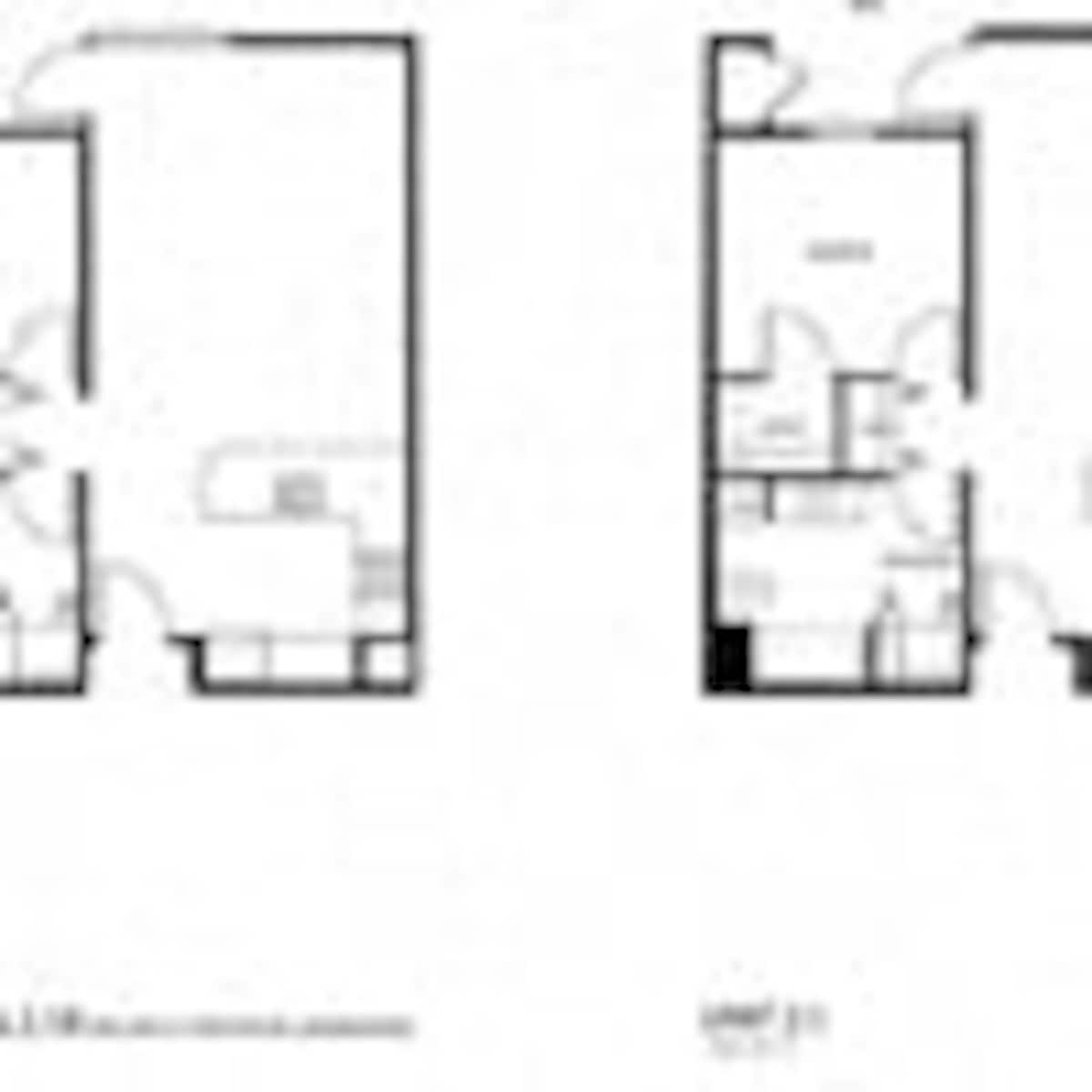 Floorplan diagram for Lite Renovation - 689 Sq Ft., showing Studio