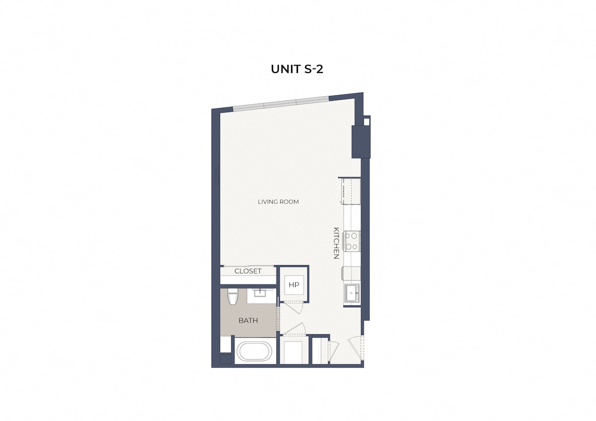 Floorplan diagram for S2, showing Studio