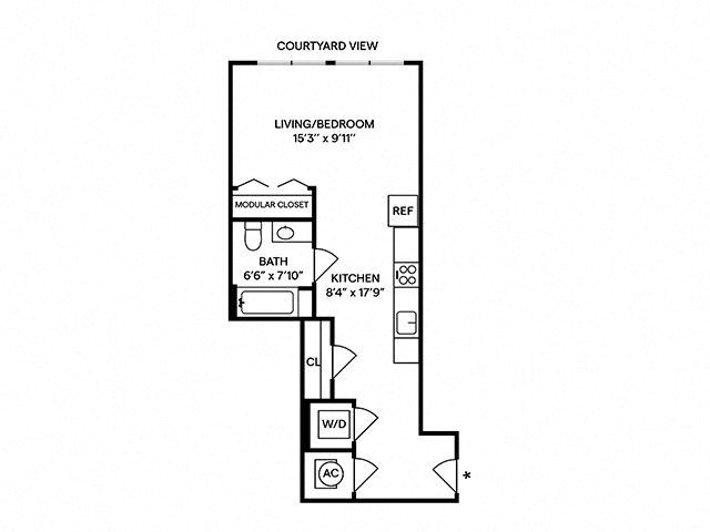 Floorplan diagram for S3, showing Studio