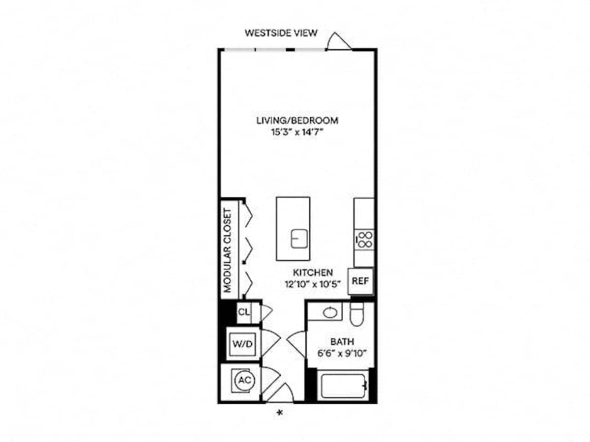 Floorplan diagram for S5, showing Studio